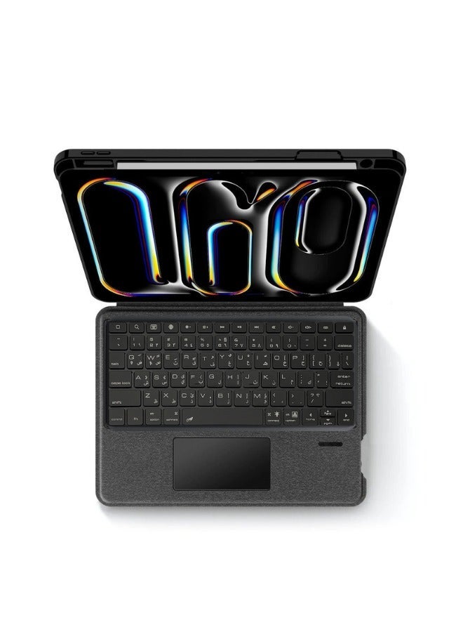 Premix Keyboard Smart for IPad 11Pro ,Air4 , Air 5 ، Air 11   Arabic + English - Image 2